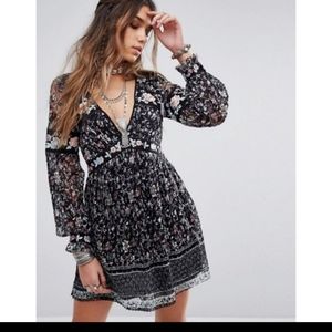 Free People Cherry Blossom lace dress